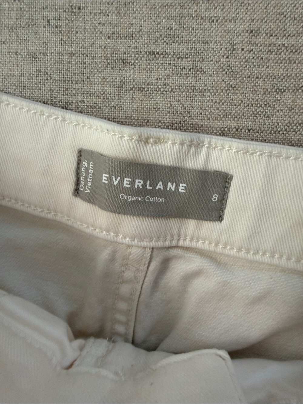 Everlane Barrel Jeans Cream - Picture 2 of 6